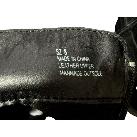 NEW Very Volatile Los Angeles Jericho Sz 8 Black Suede Leather Booties Side Zip - Picture 7 of 12